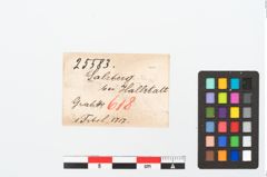 Etikett zu Bronzebrillenfibel (NHMW-PRAE-025583)